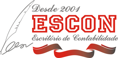 Logo Escon – Escritório de Contabilidade, desde 2001